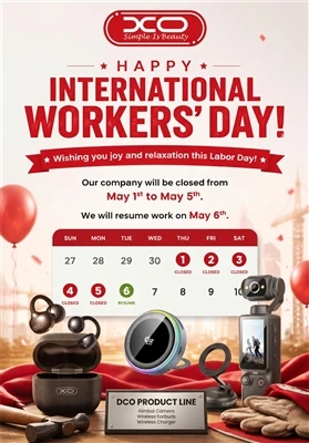 Labor Day Holidays 1.-5. maj